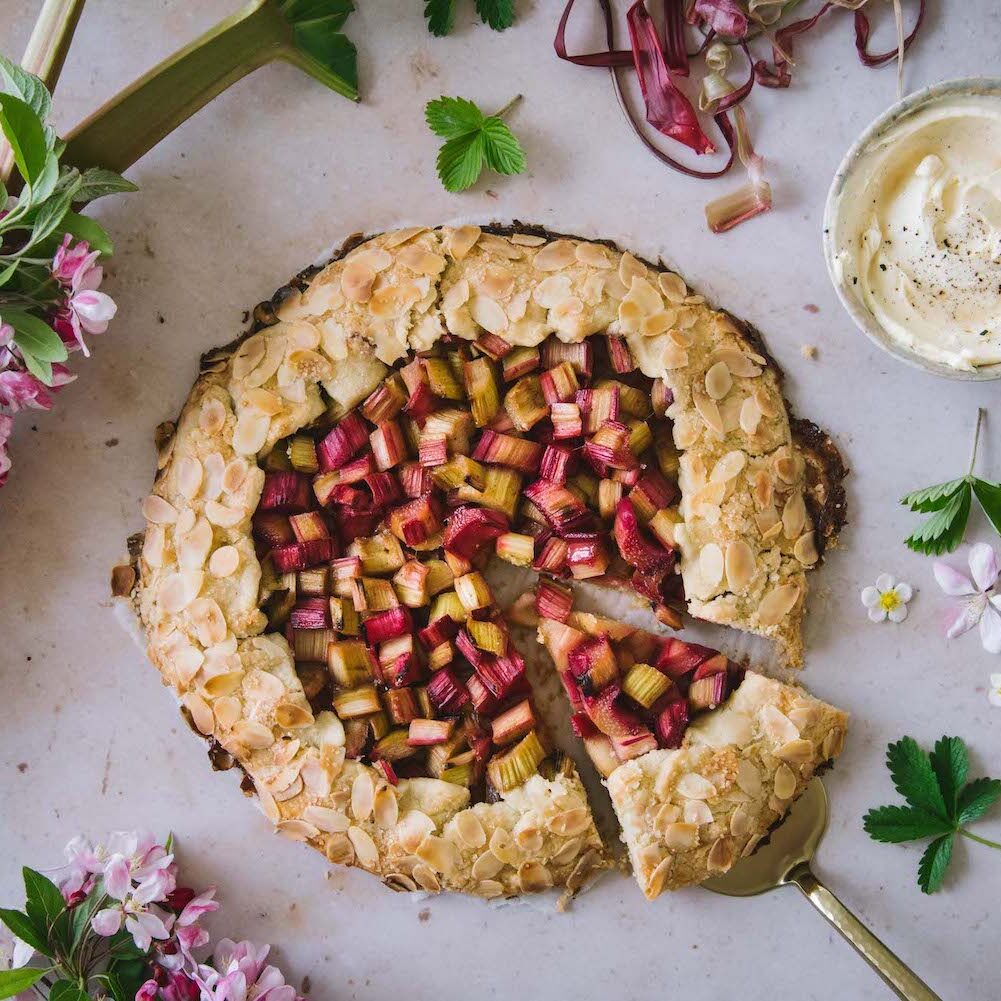 Rhabarber Galette