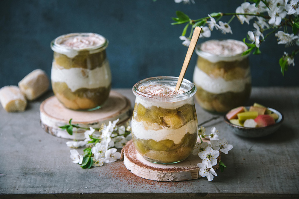 Rhabarber-Tiramisu