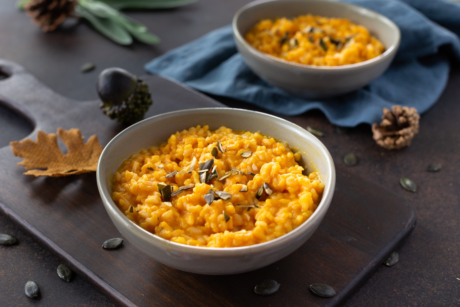 Kürbis-Risotto