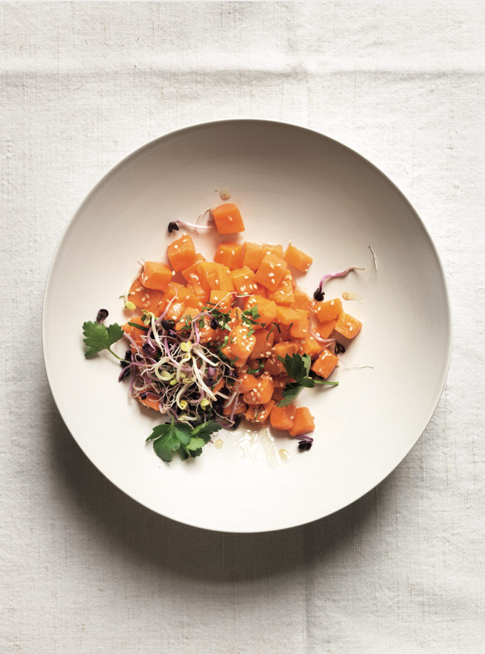 Kürbissalat mit Sesam